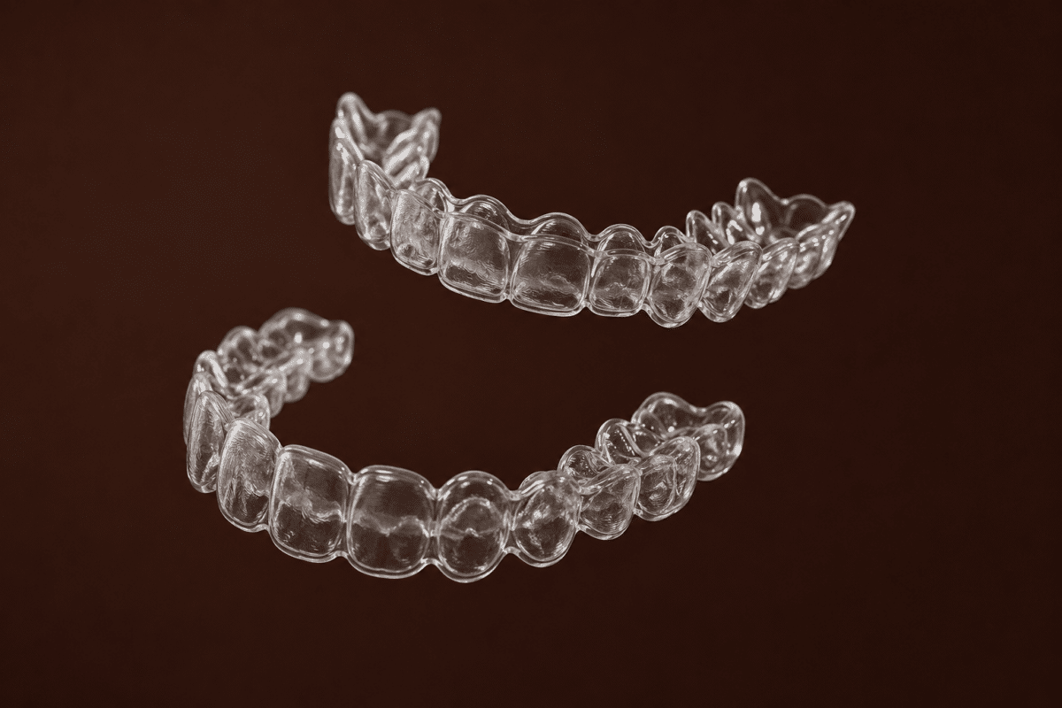 Invisalign Floating + Plain Background